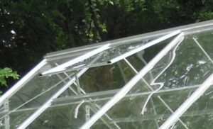 Serre en verre – 3,60 m² – avec embase –  Saphir 606
