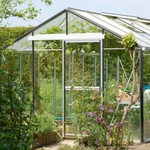 Serre en verre "Verralux" 2 pentes - 3,00m de large 3 serre verralux 08