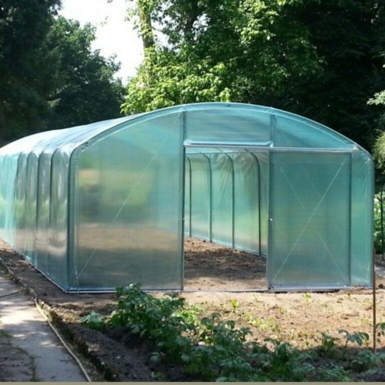 Serre de jardin tunnel en bâche armée