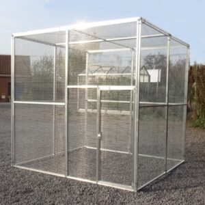 Volière de jardin modulable - 2m x 2m - en aluminium